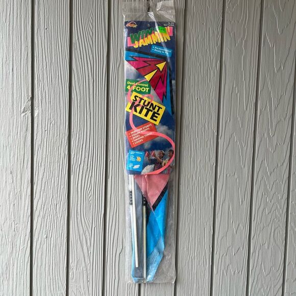 Vintage 1990 Spectra Star Dual Control Stunt Kite NIP Deadstock 4'